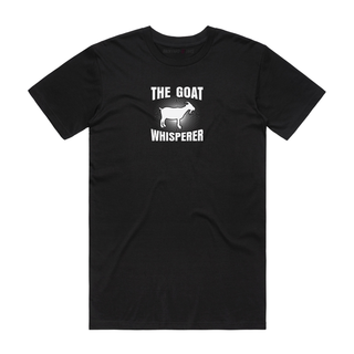 The Goat Whisperer - Animal T-Shirt - Black