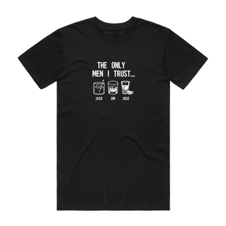 The Only Men I Trust - Graphic T-Shirt - Black