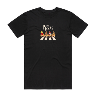 The Pizzas - Graphic T-Shirt - Black
