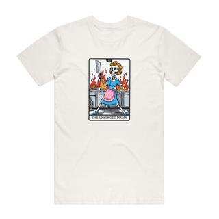 The Unhinged Mama - Mum T-Shirt - Natural