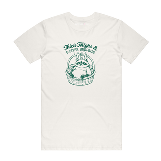 Thick Thighs And Easter Surprise - Easter T-Shirt - Natural