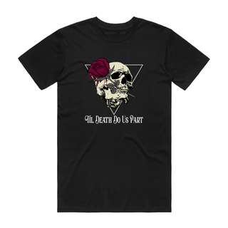 Till Death Do Us Part (Skull) - Bridal T-Shirt - Black