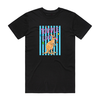 Toddle Loo Kangaroo - Funny T-Shirt - Black