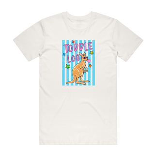 Toddle Loo Kangaroo - Funny T-Shirt - Natural