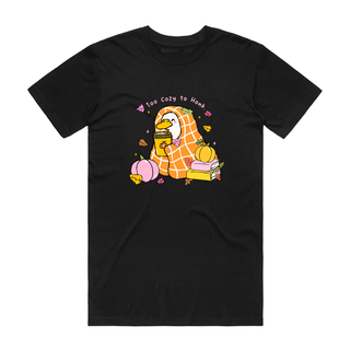 Too Cosy Too Honk - Funny T-Shirt - Black