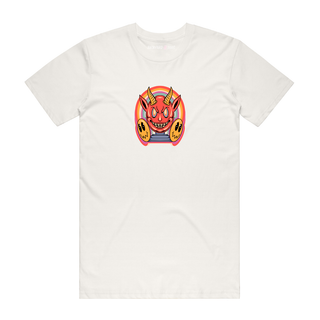 Trippy Devil - Graphic T-Shirt - Natural