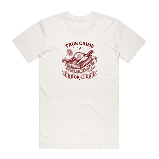 True Crime Book Club - Book T-Shirt - Natural