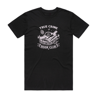 True Crime Book Club - Book T-Shirt - Black