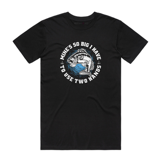 Two Hands - Fishing T-Shirt - Black