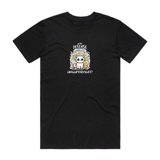 Unsupervised Cat - Cat T-Shirt - Black