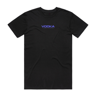 Vodka - Slogan T-Shirt - Black