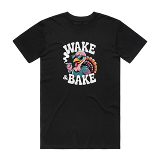Wake And Bake (Turkey) - 420 T-Shirt - Black