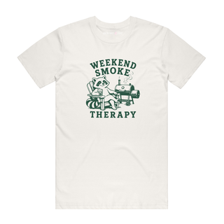 Weekend Smoke Therapy - Graphic T-Shirt - Natural