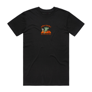 Why Rush - Frog T-Shirt - Black
