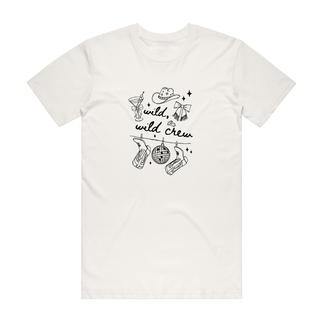 Wild, Wild Crew (Black) - Bridal T-Shirt - Natural