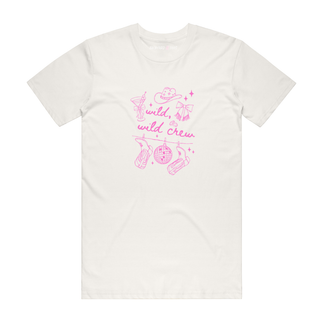 Wild, Wild Crew (pink) - Bridal T-Shirt - Natural