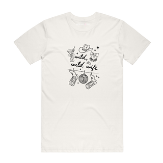 Wild, Wild Wife (black) - Bridal T-Shirt - Natural