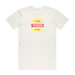Wisdom - Slogan T-Shirt - Natural