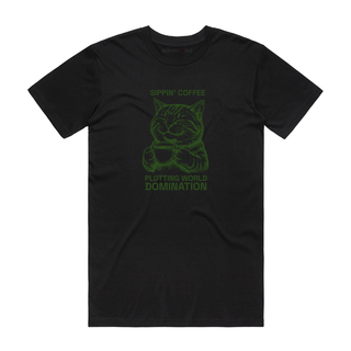 World Domination - Cat T-Shirt - Black