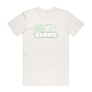 Y2K Baddie - Slogan T-Shirt - Natural