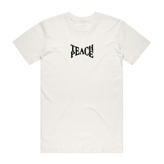 Teach Peace - Slogan T-Shirt - Natural