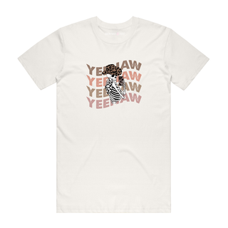 Yeehaw Selfie - Halloween T-Shirt - Natural