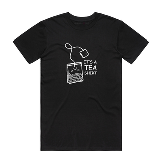 Tea - Shirt - Funny T-Shirt - Black