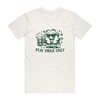Pub Vibes Only - Saint Patrick's Day T-Shirt - Natural