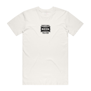 Professional Beer Tester - Slogan T-Shirt - Natural