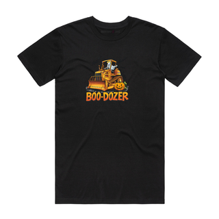 Boo Dozer - Halloween T-Shirt - Black