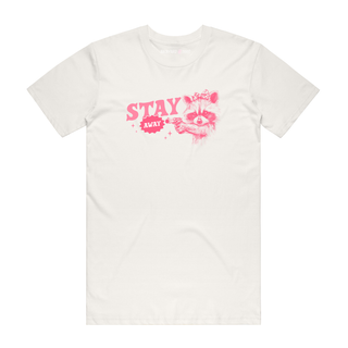 Stay Away - Funny T-Shirt - Natural