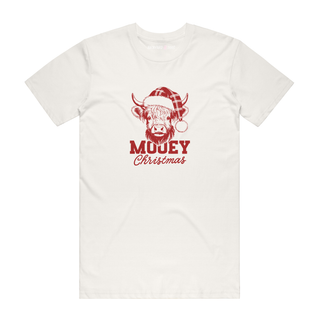 Mooey Christmas - Christmas T-Shirt - Natural