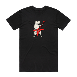 Guitar Capy - Music T-Shirt - Black