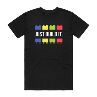 Just Build It - Graphic T-Shirt - Black