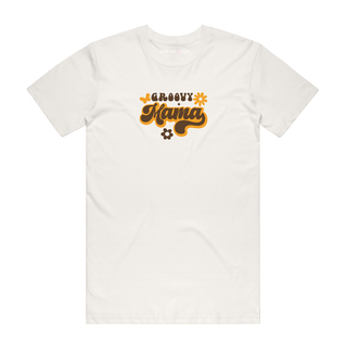 Groovy Mama - Mum T-Shirt - Natural