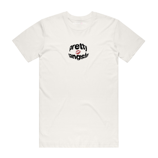 Pretty Gangster - Slogan T-Shirt - Natural