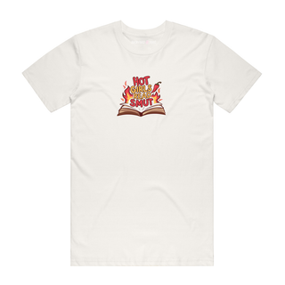 Hot Girls Read Smut - Graphic T-Shirt - Natural