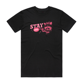 Stay Away - Funny T-Shirt - Black