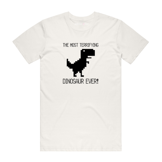 Internet Explorer Dinosaur - Graphic T-Shirt - Natural