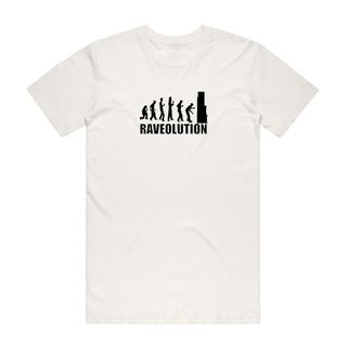 Raveolution - Music T-Shirt - Natural