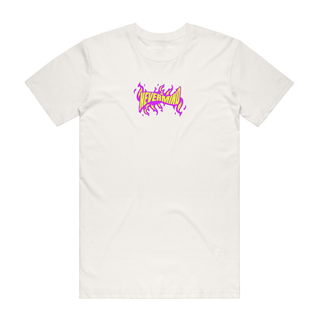 Nevermind (Flame) - Slogan T-Shirt - Natural