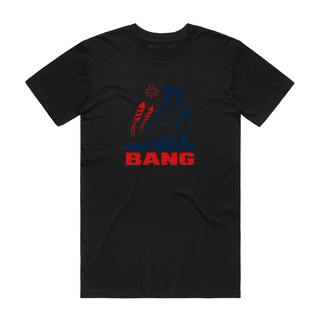 Here To Bang - Funny T-Shirt - Black