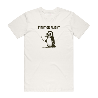 Fight Or Flight - Halloween T-Shirt - Natural