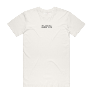 Tell Your Cat - Cat T-Shirt - Natural