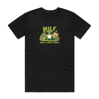 Man I Love Frogs - Frog T-Shirt - Black