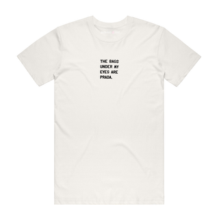 Prada - Slogan T-Shirt - Natural