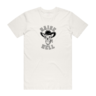 Raise Hell (Dog) - Dog T-Shirt - Natural