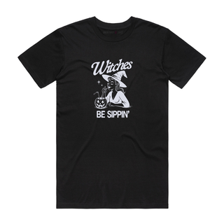 Witches Be Sippin' - Halloween T-Shirt - Black