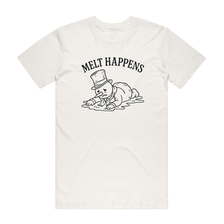 Melt Happens - Christmas T-Shirt - Natural