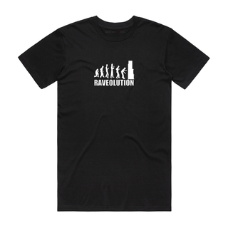 Raveoultion - Music T-Shirt - Black